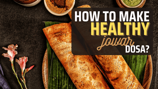 Jowar dosa made with millet which is known as jowar
