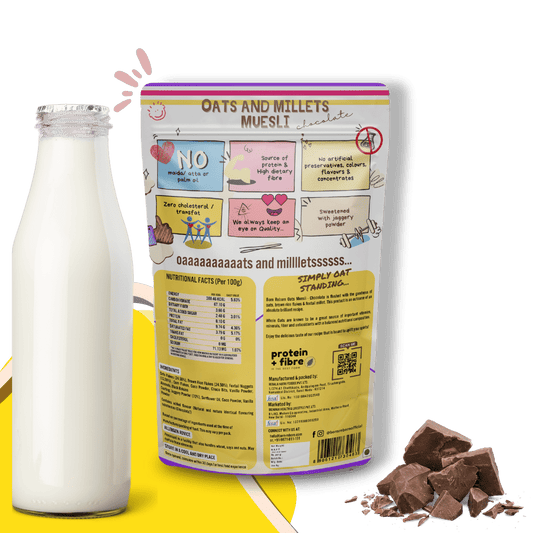 OATS MILLET MUESLI - CHOCOLATE with foxtail millet (300g)