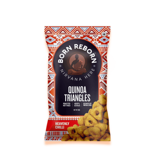 BAKED SNACKS | Quinoa Triangles - Heavenly Chilli (50g) - (Pack of 5)