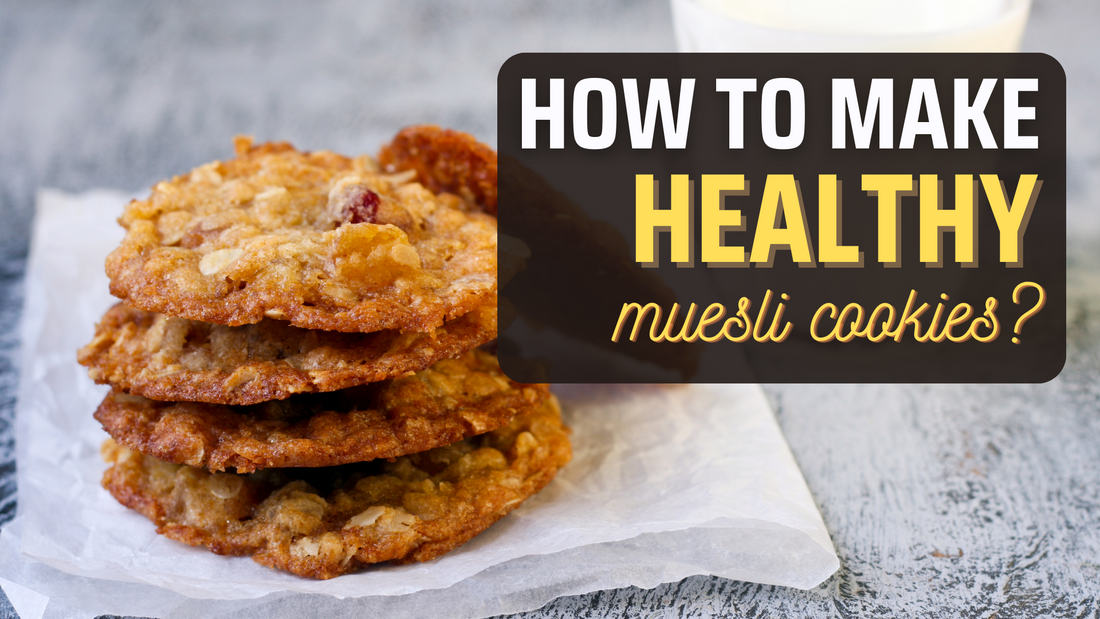 How to make healthy muesli cookies using born reborn quinoa muesli