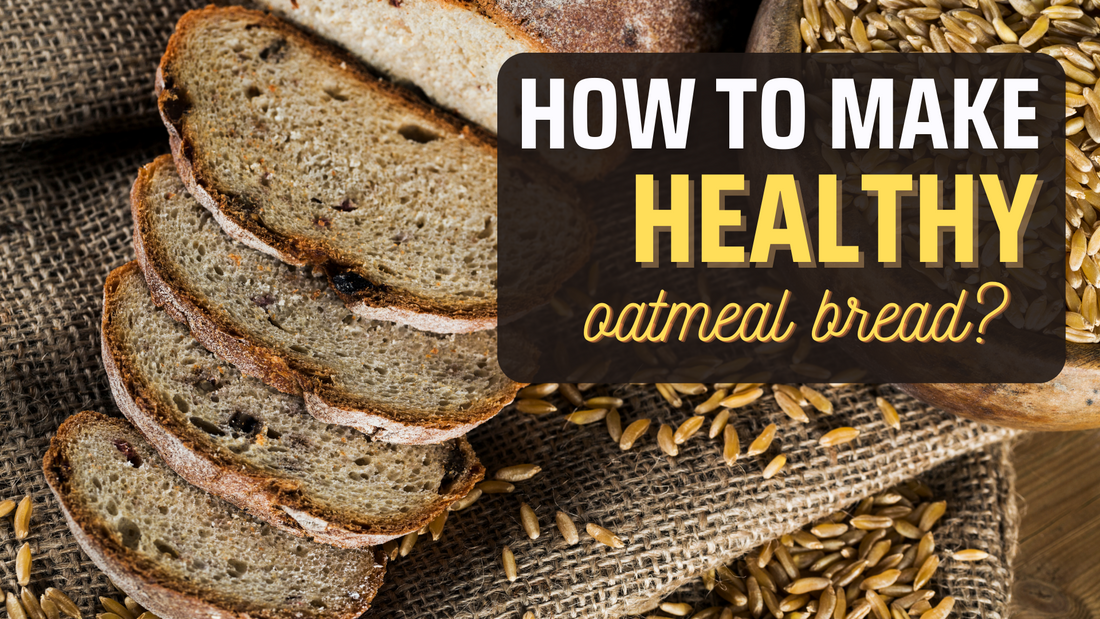 How to make healthy oatmeal bread?- recipe made by using Born Reborn's healthy Oats Muesli