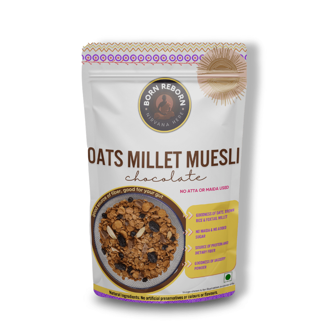 OATS MILLET MUESLI - CHOCOLATE with foxtail millet (300g)