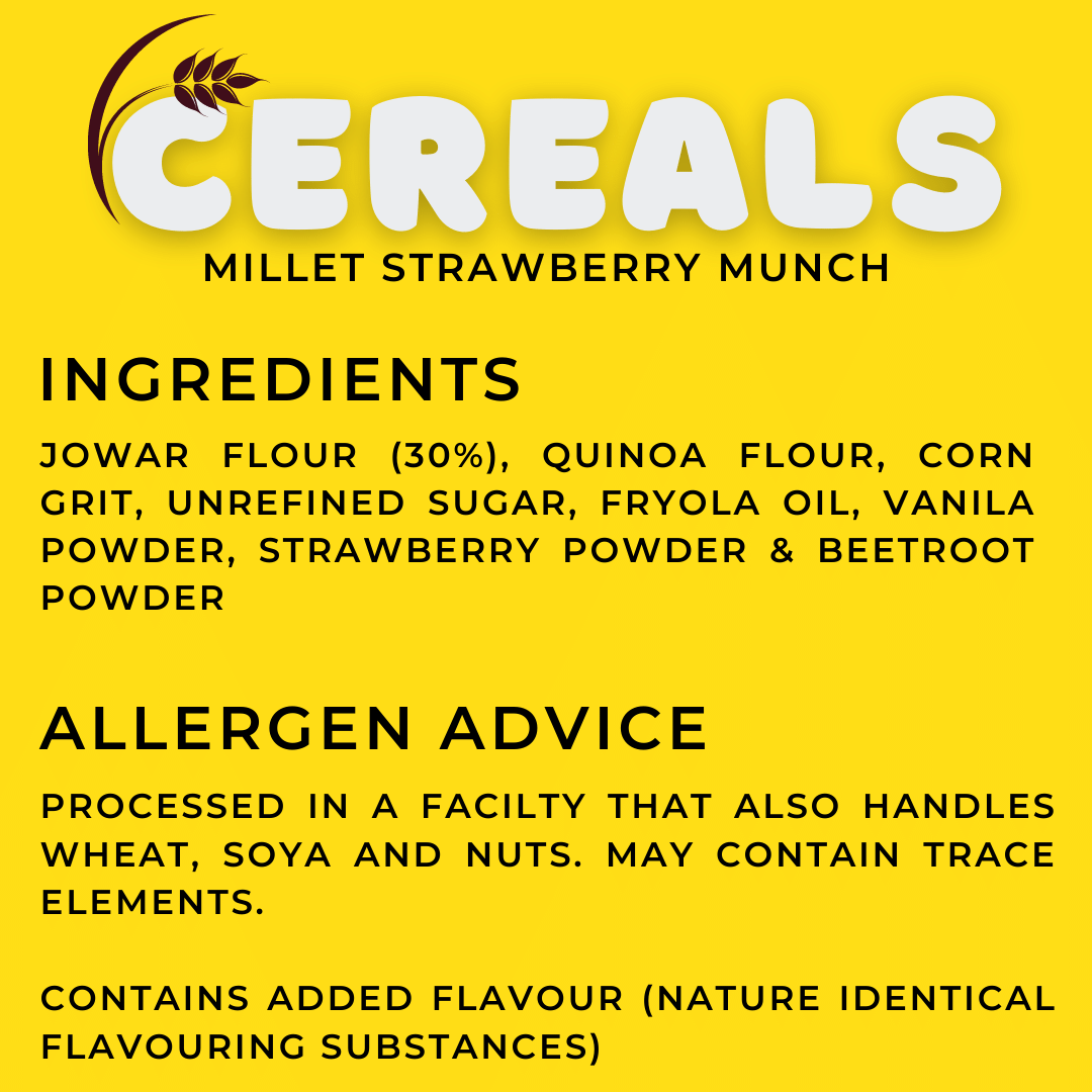 Millet Munch Strawberry for Kids - Milky Way Crunch (300g)