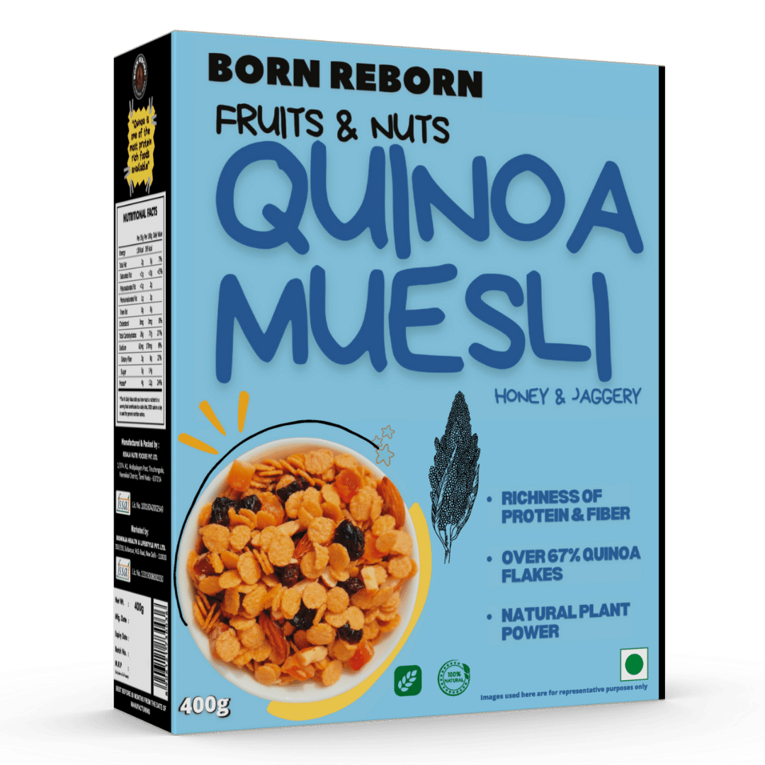 QUINOA MUESLI - HONEY, FRUITS & NUTS (400g)